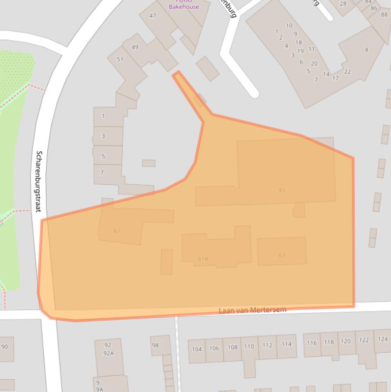 Kaart van postcodegebied 4812PR.