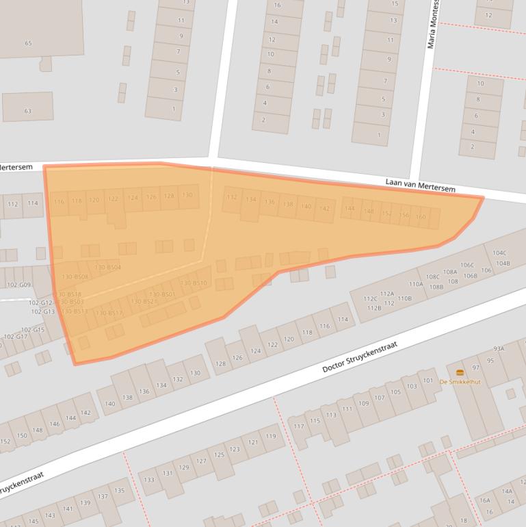 Kaart van postcodegebied 4812PT.