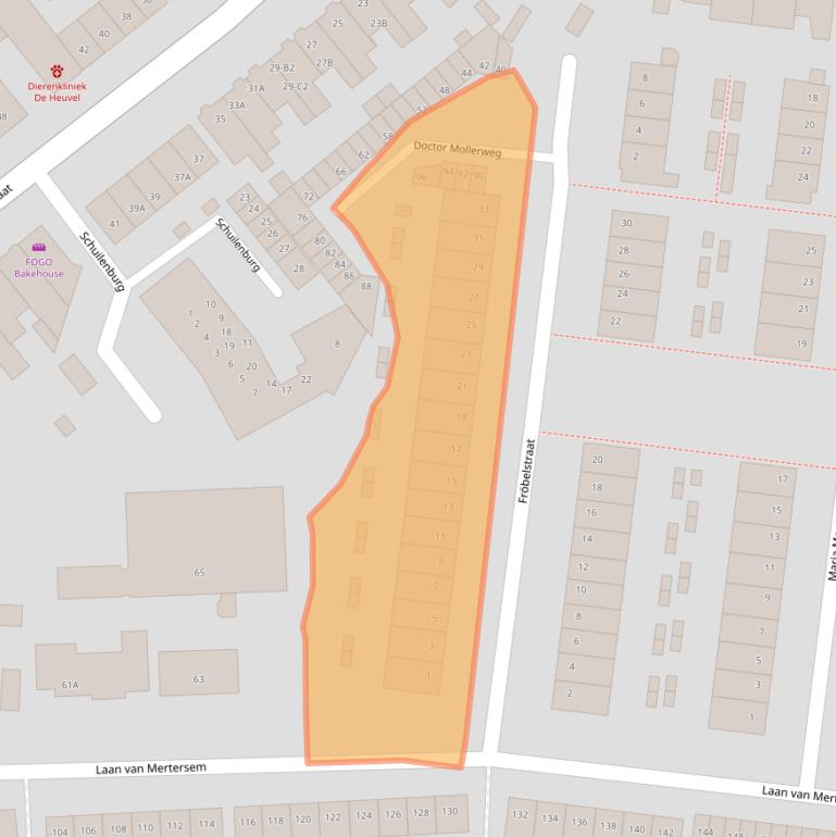 Kaart van postcodegebied 4812PW.