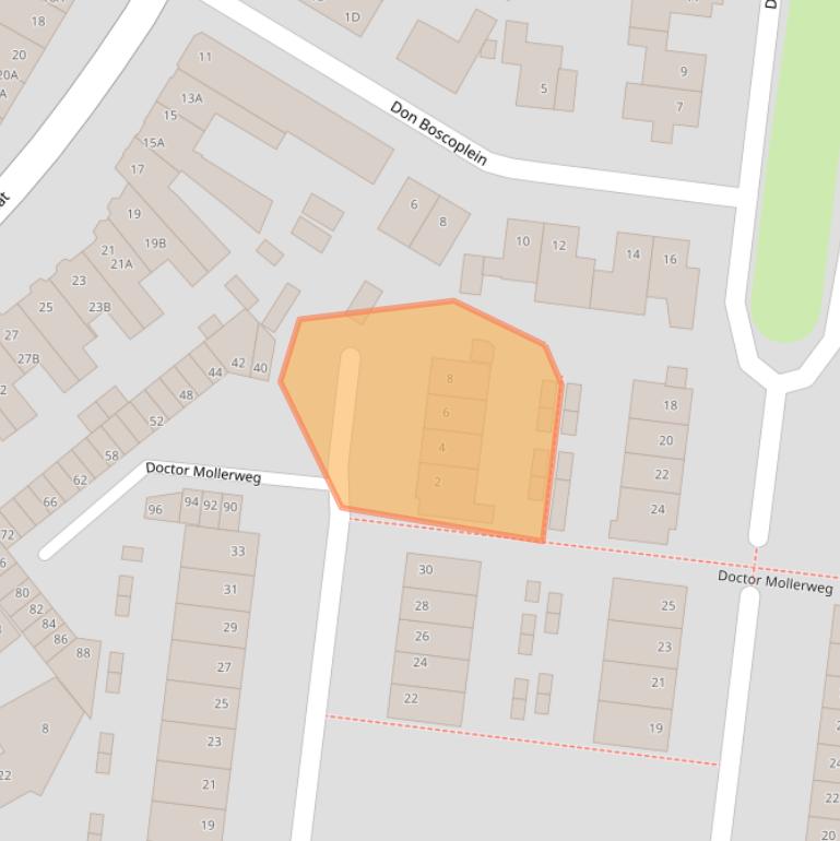 Kaart van postcodegebied 4812PZ.