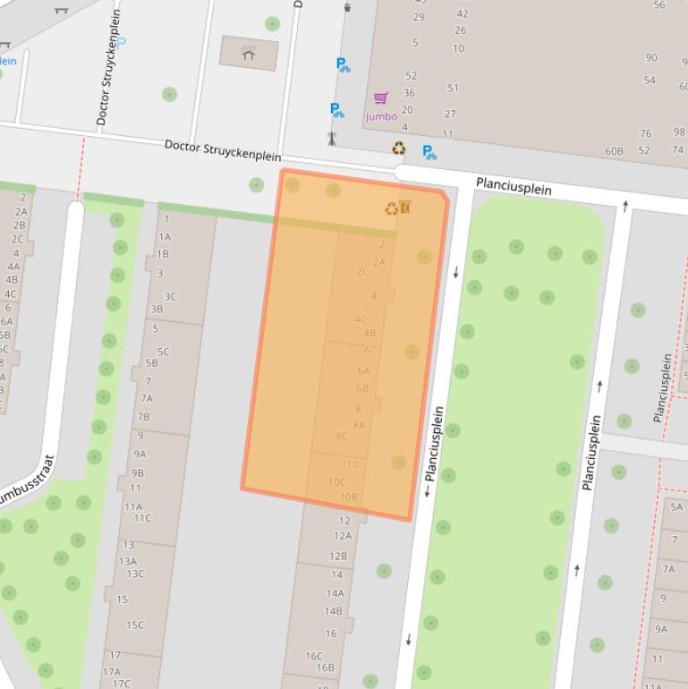 Kaart van postcodegebied 4812SG.