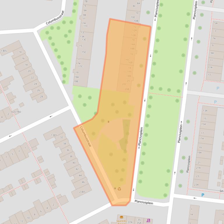 Kaart van postcodegebied 4812SH.