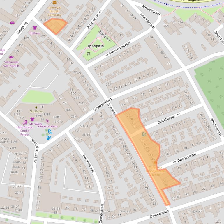 Kaart van postcodegebied 4812VE.