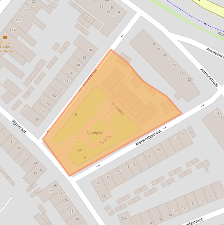 Kaart van postcodegebied 4812VR.