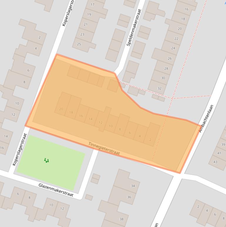 Kaart van postcodegebied 4813CR.