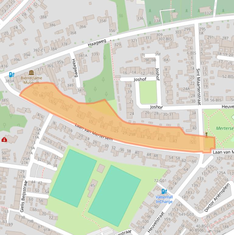 Kaart van postcodegebied 4813GG.