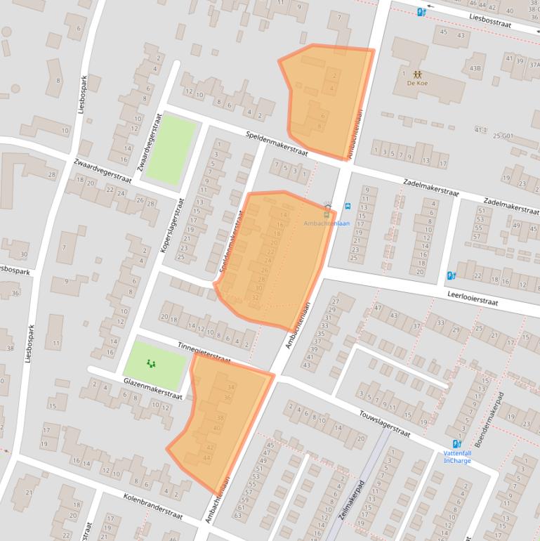 Kaart van postcodegebied 4813HB.