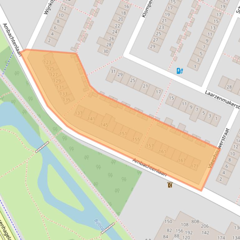 Kaart van postcodegebied 4813HH.