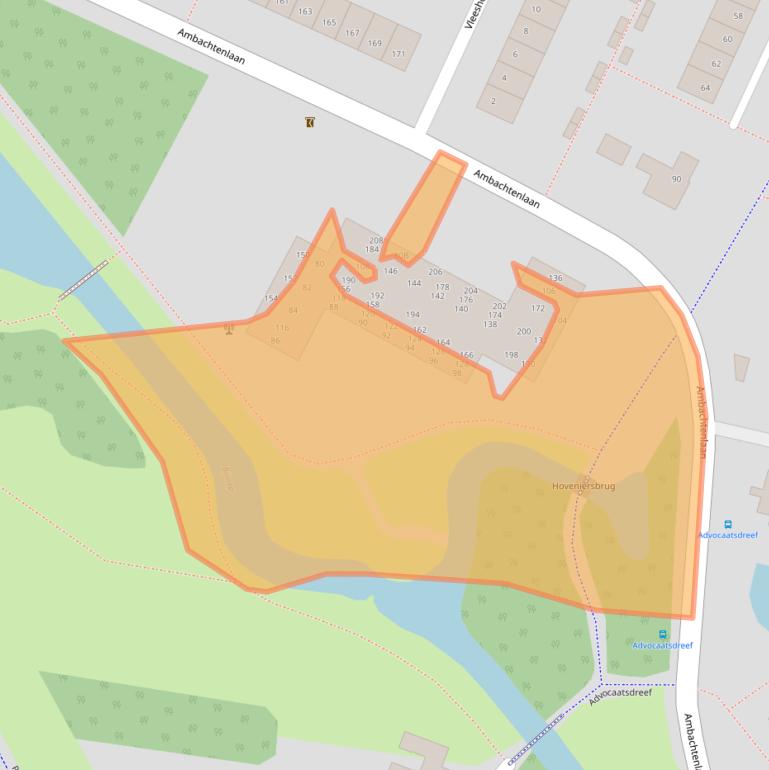 Kaart van postcodegebied 4813HM.