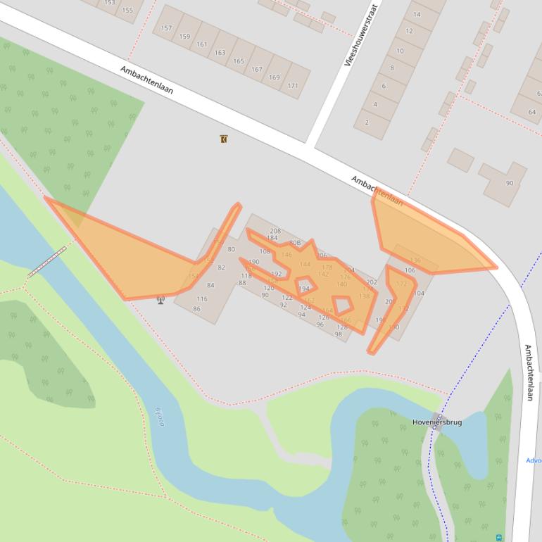 Kaart van postcodegebied 4813HN.