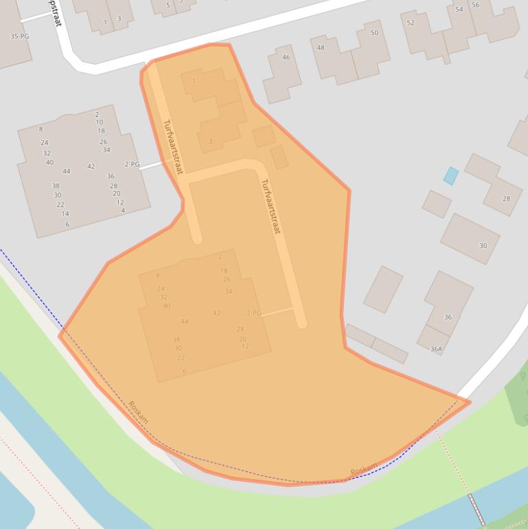 Kaart van postcodegebied 4813HT.