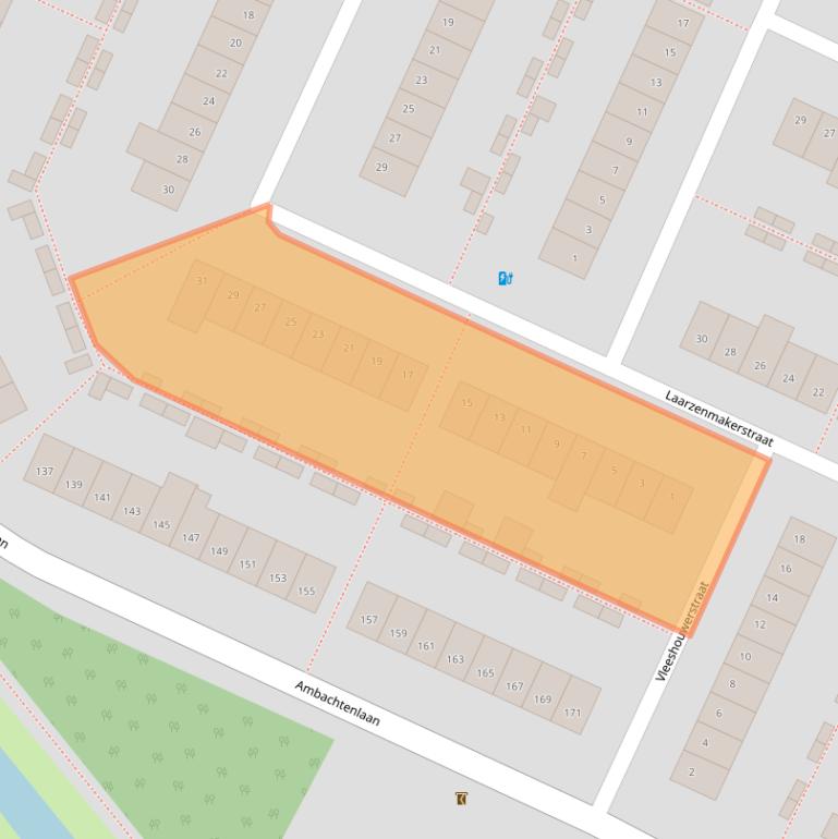 Kaart van postcodegebied 4813LS.