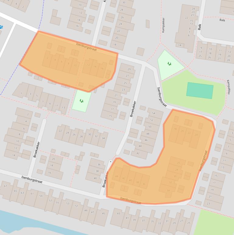 Kaart van postcodegebied 4813NC.