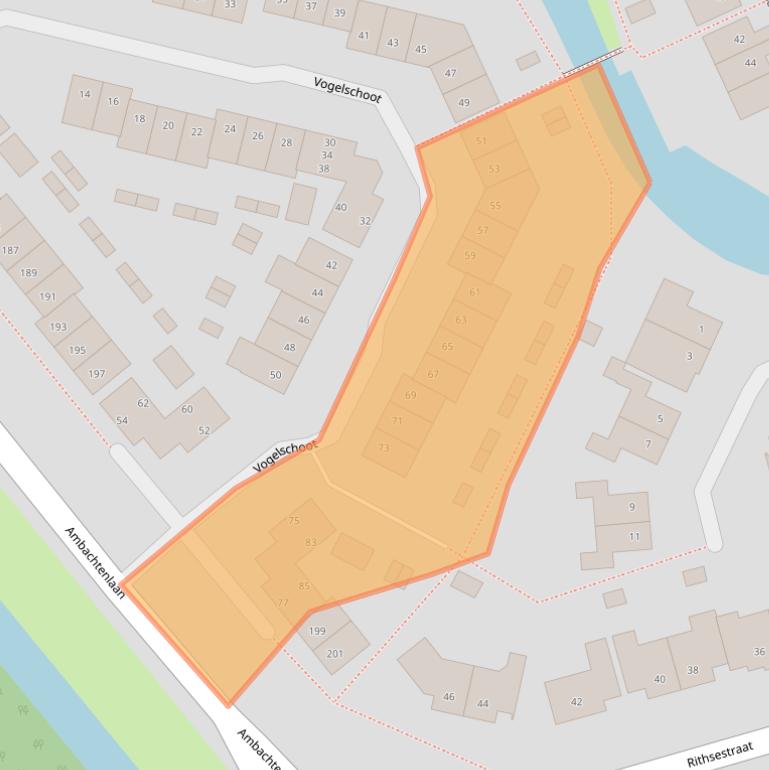 Kaart van postcodegebied 4813NH.