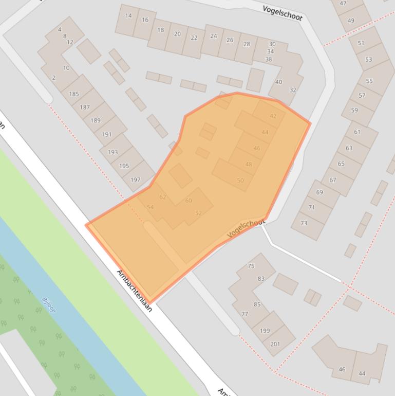 Kaart van postcodegebied 4813NK.