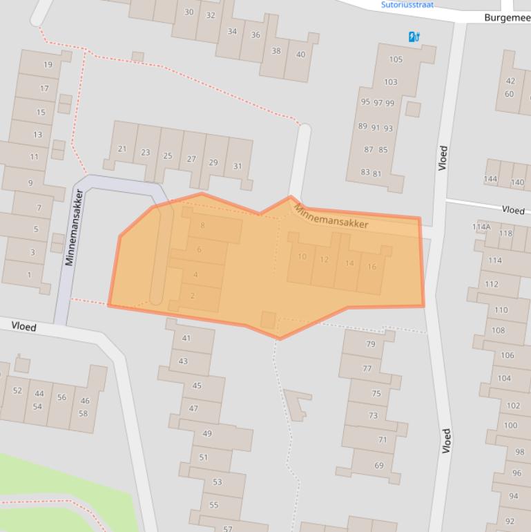 Kaart van postcodegebied 4813NX.