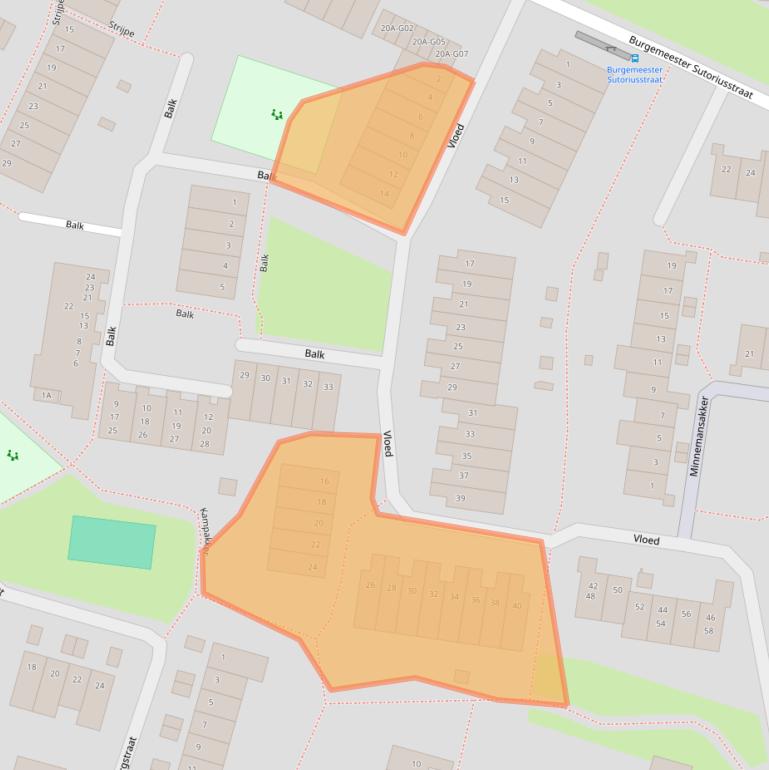 Kaart van postcodegebied 4813PD.