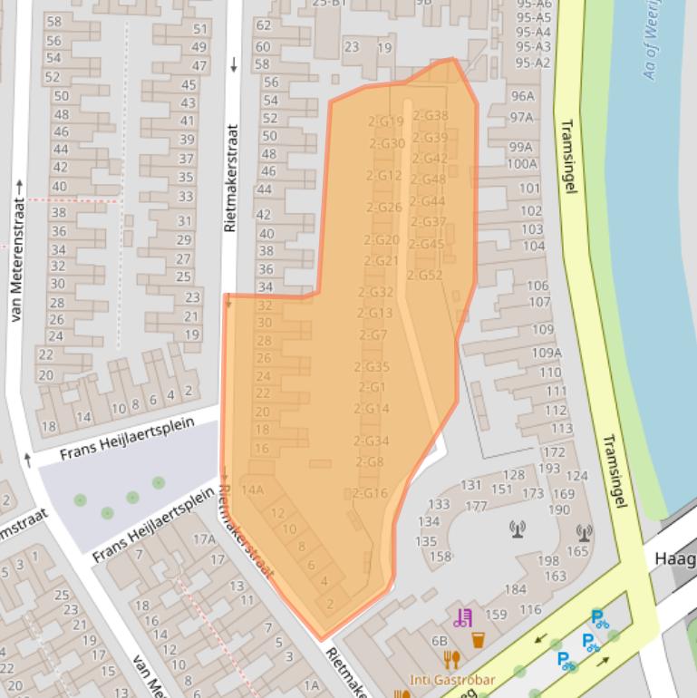 Kaart van postcodegebied 4814BP.