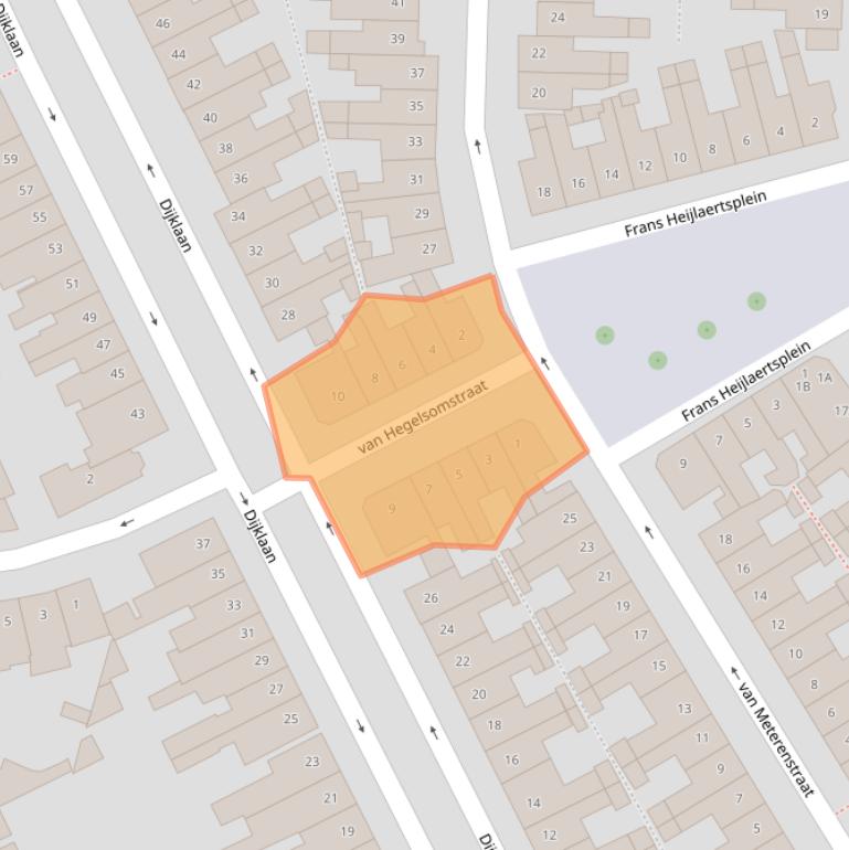 Kaart van postcodegebied 4814BT.