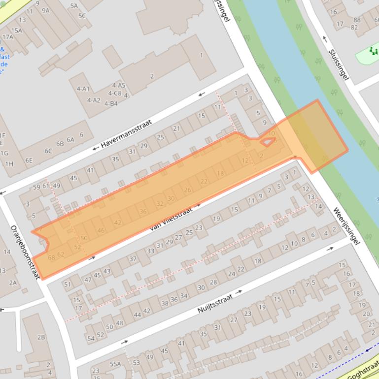 Kaart van postcodegebied 4814EL.