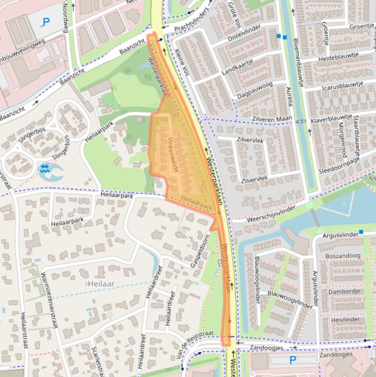 Kaart van postcodegebied 4814NK.