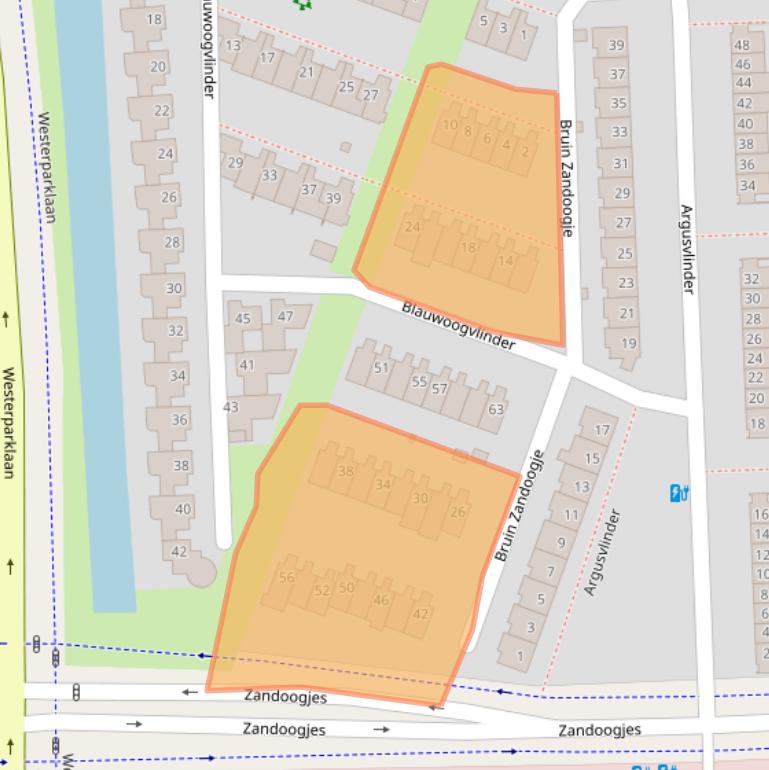 Kaart van postcodegebied 4814SR.