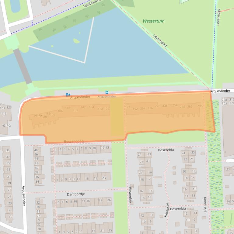 Kaart van postcodegebied 4814SV.