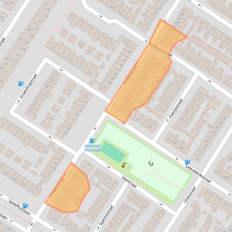 Kaart van postcodegebied 4815AH.