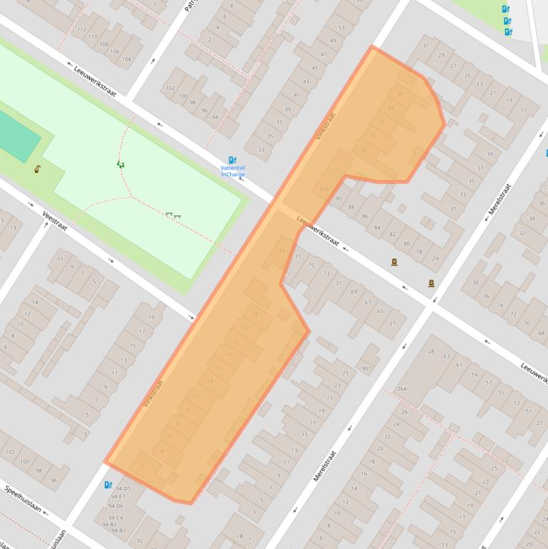 Kaart van postcodegebied 4815AV.