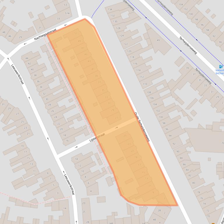 Kaart van postcodegebied 4815CM.