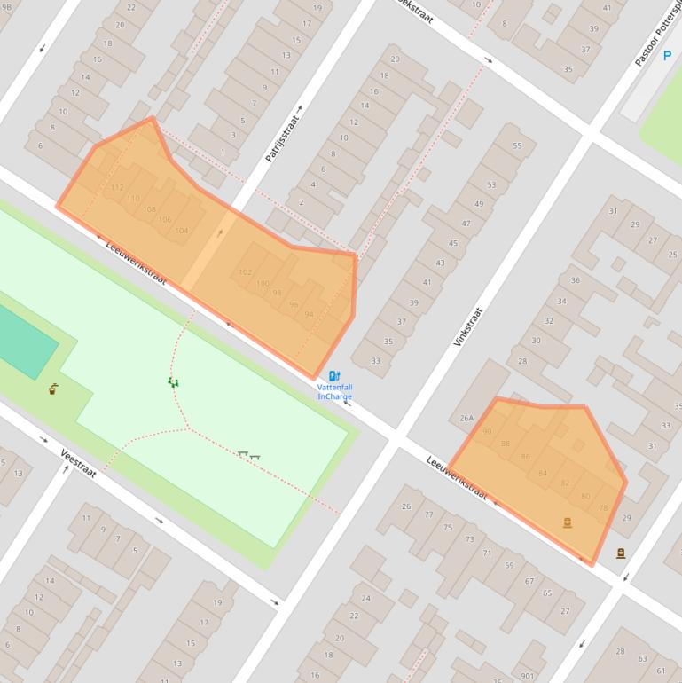 Kaart van postcodegebied 4815CW.