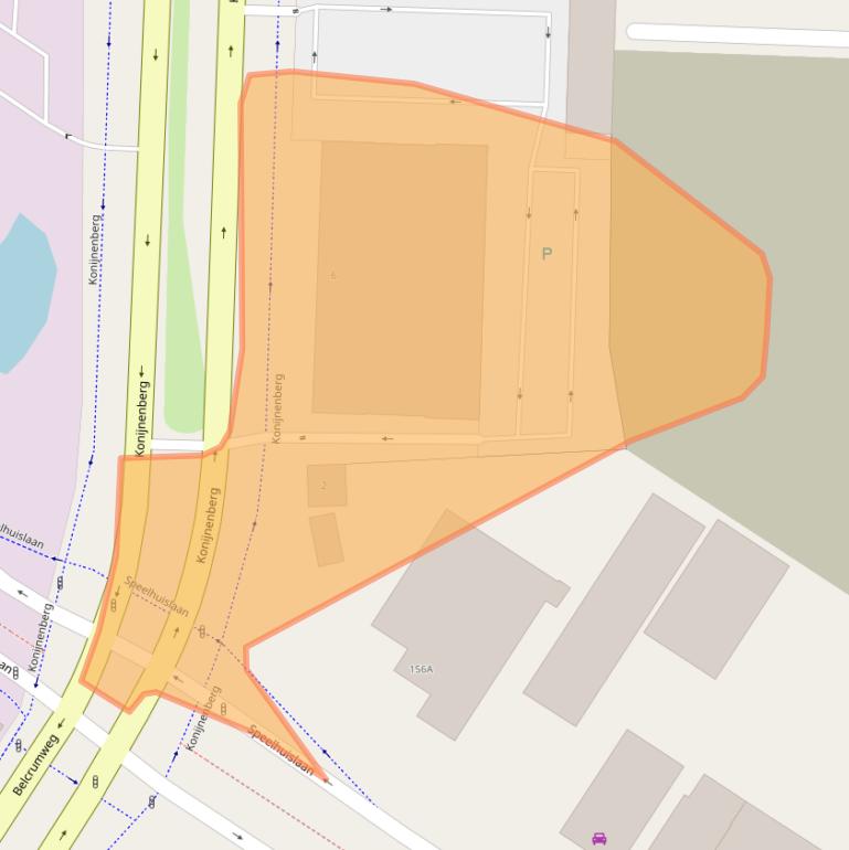 Kaart van postcodegebied 4815EH.