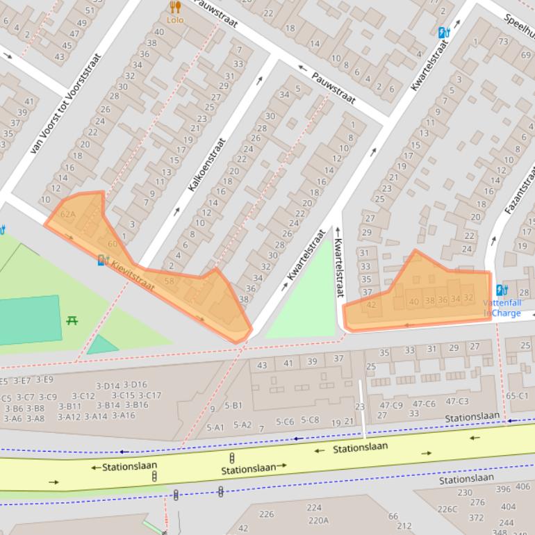 Kaart van postcodegebied 4815GC.