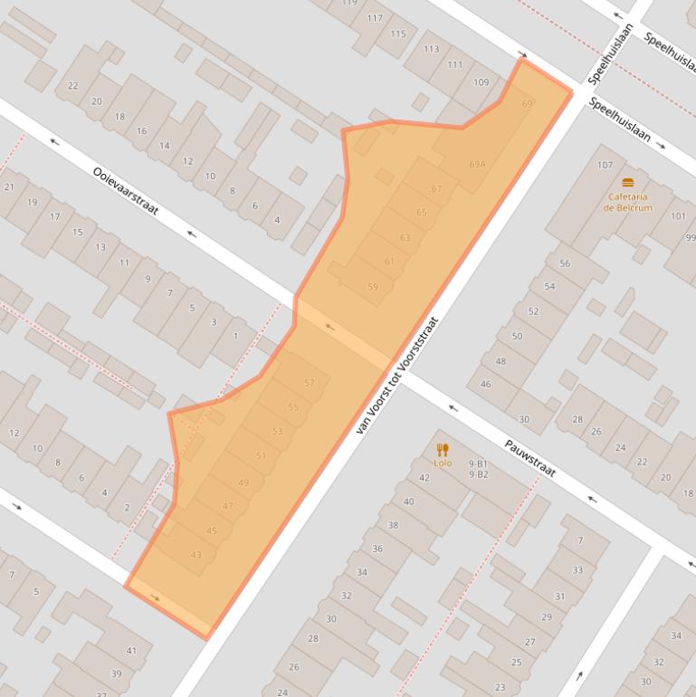 Kaart van postcodegebied 4815GN.