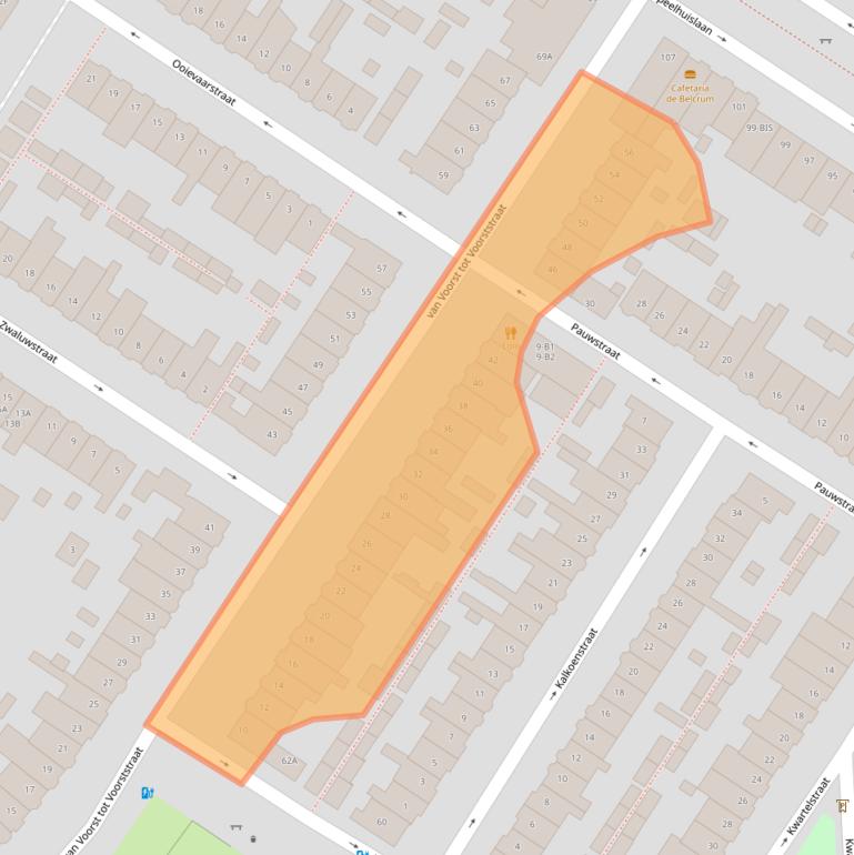 Kaart van postcodegebied 4815GP.