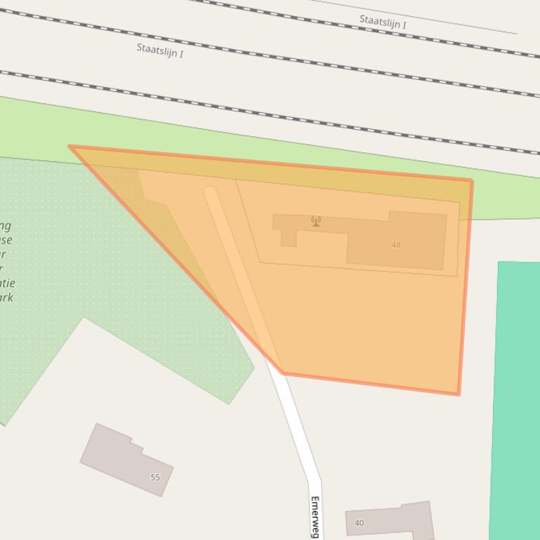 Kaart van postcodegebied 4815NB.