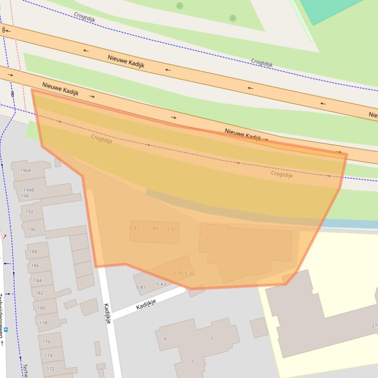 Kaart van postcodegebied 4816AG.