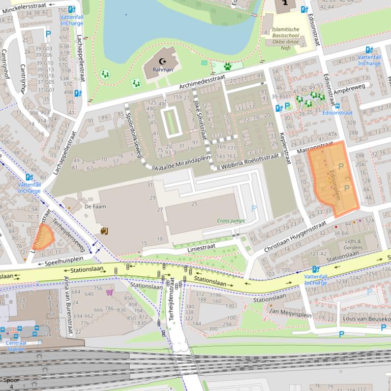 Kaart van postcodegebied 4816AM.