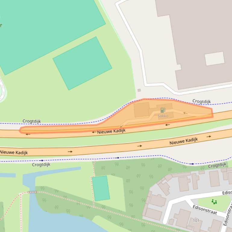 Kaart van postcodegebied 4816AP.