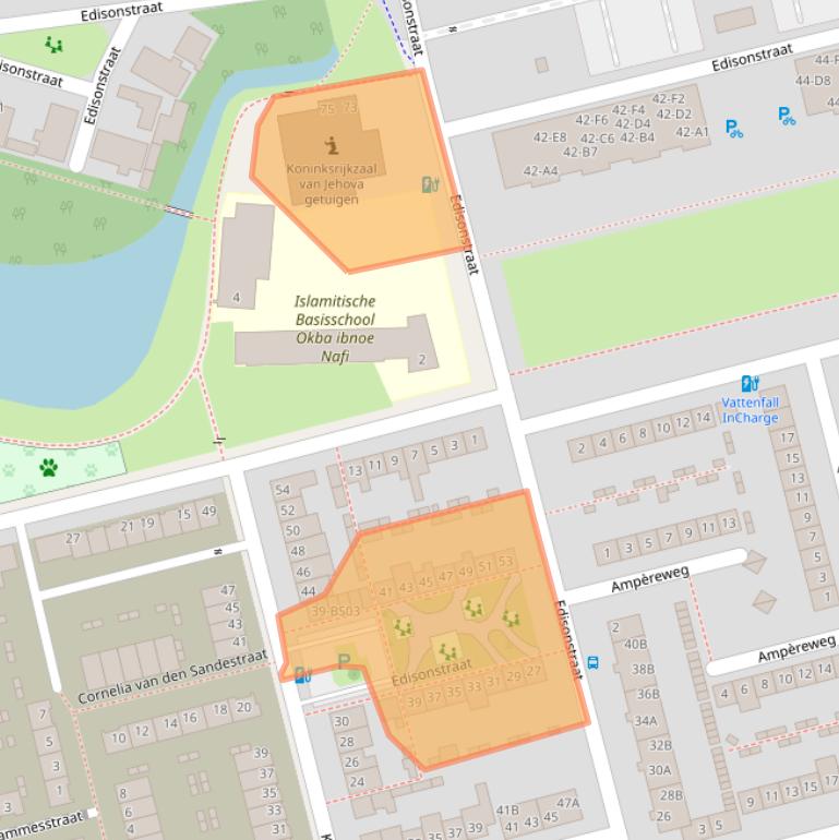 Kaart van postcodegebied 4816AS.