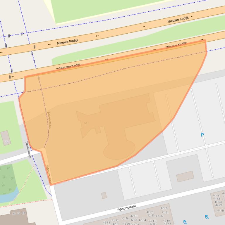 Kaart van postcodegebied 4816AX.