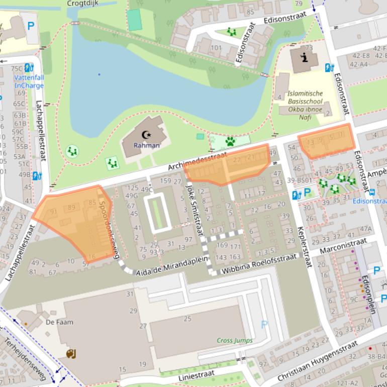 Kaart van postcodegebied 4816BA.