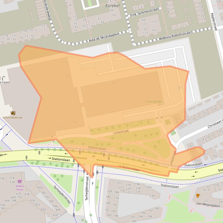 Kaart van postcodegebied 4816BG.