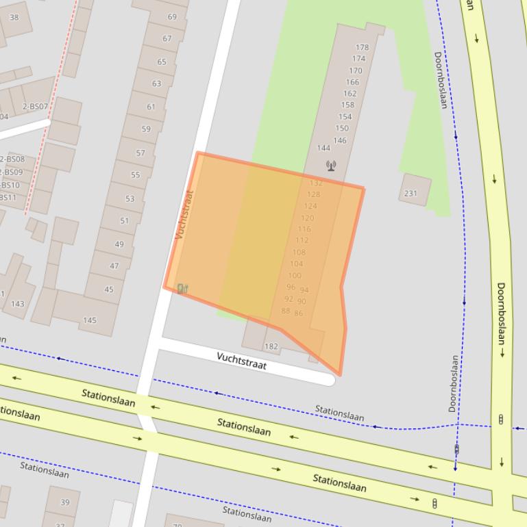 Kaart van postcodegebied 4816BP.