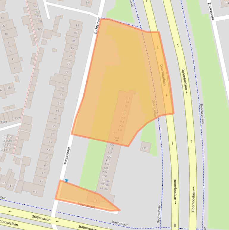 Kaart van postcodegebied 4816BR.