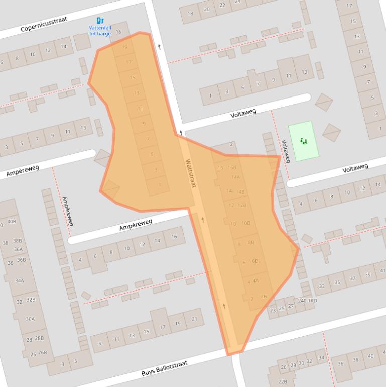 Kaart van postcodegebied 4816CD.