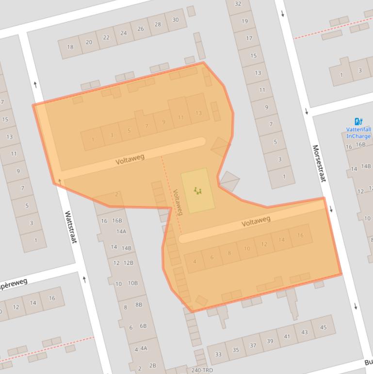 Kaart van postcodegebied 4816CE.