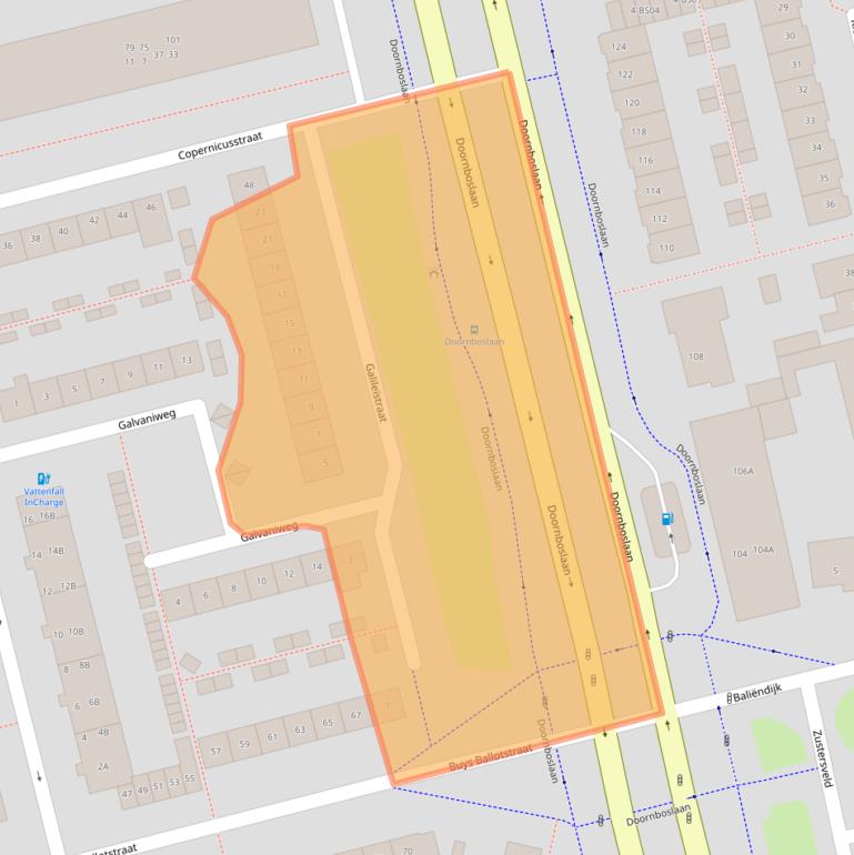 Kaart van postcodegebied 4816CK.