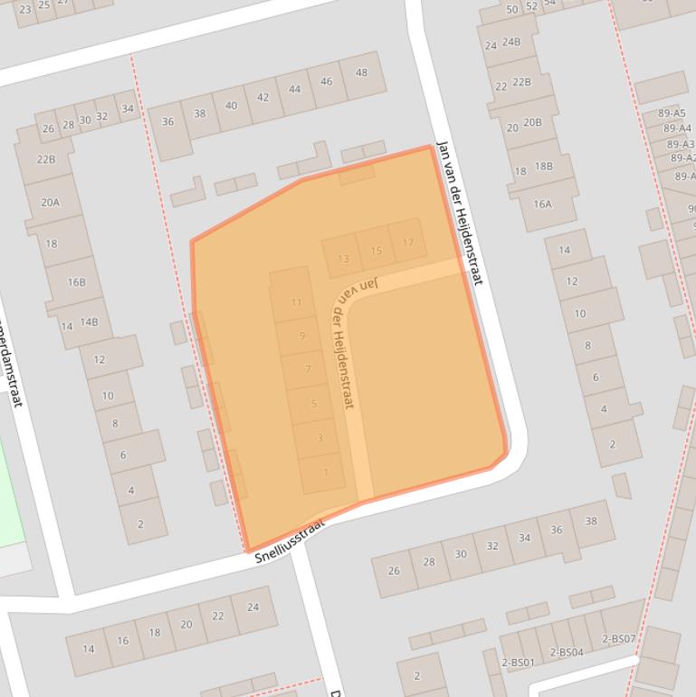 Kaart van postcodegebied 4816CR.