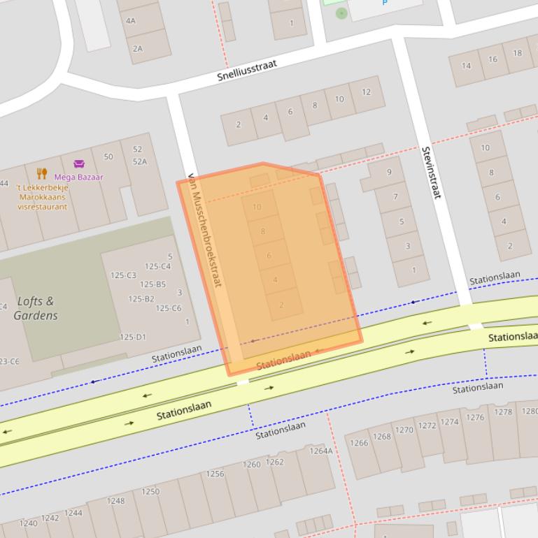 Kaart van postcodegebied 4816CV.